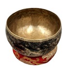 Antique Hand Hammered Yoga Singing Bowl Tibetan Oxidized Vintage Sound Healing