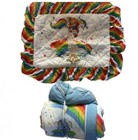 Vintage Rainbow Brite Sleeping Bag And Frill Pillowcase 1983 Hallmark Cards