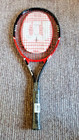 New Wilson Fusion Xl Tennis Racket Oversized Head 112 In Red Black 4 3 8 Grip