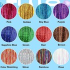  2 Pcs  47    Hair Tinsel Kit 12 Colors 2400 Strands With Tool Glitter Extensions