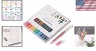 Colored Pens For Note Taking 0 38mm Ultra Fine Point 12 Multicolor Pen 0 38 M
