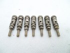7x 1920 s Tube Crystal Radio Metal Brass Nickel Plate Binding Post - Federal  2 