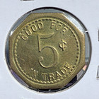 Tipp City  Ohio  the Thistle Club  G f 5   Trade Token Sp7164