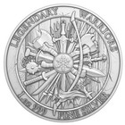 1 Troy Oz Leonidas Design  999 Fine Silver Round