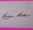 Wayne Walker Signed Autograph Auto 3 X 5 Index Card Nfl Detroit Lions