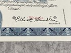 Vintage Mattel Stock Certificate Uncirculated Specimen Ruth Elliot Handler Rare