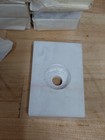 Vintage Marble Trophy Bases Lot Of 8 White 2x3 Replacement Award Parts