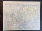 1904 Map Of South America  Reverse Is Map Of Europe  Taken From Atlas