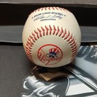 Rawlings Major League Baseball New York Yankees Leather Baseball White Red