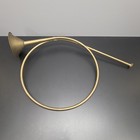 Antique Brass Hunting Bugle French Horns Lot Of 6 Vintage Musical Decorative
