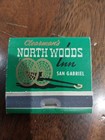 Vintage  clearman s North Woods Inn  San Gabriel Full Feature Matchbook