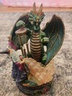 Fantasy Dragon Theme Musical Dragon With Wizard Sculpture Figurine Statue
