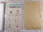 Simplicity 8978 Vtg 70s Sewing Pattern Uncut Dress Off Shoulder Flutter Size 12