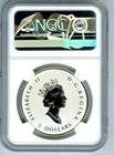 2022  5 1oz Canada Silver Ngc Pf70 Diamond Radiant Crown Maple Leaf Rev Proof