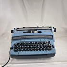 Vintage Smith-corona Coronet Super 12 Electric Typewriter Blue Usa W  Case Works