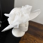 Wide Brim Bow Hat Kentucky Derby Wedding Beach Church Dressy Cocktail