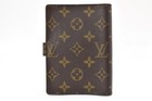 Louis Vuitton Lv Diary Cover R20105 Agenda Pm Brown Monogram From Japan  477