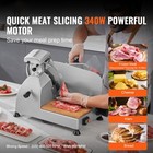 340w Electric Meat Slicer 10  Blade Commercial Frozen Deli Slicer Cutter