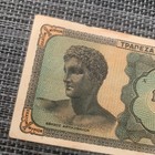 Poseidon Temple Ww2 1944 Greece 1 Million Drachma Currency Wwii Banknote