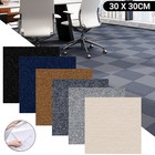 Self Adhesive Area Carpet Tiles Peel Stick Floor Plank Mat Non-slip 30x30 60 Cm