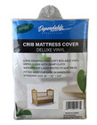 Fitted Crib Mattress Cover Vinyl Standard Size 28  X 52 Waterproof Protection