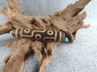 9 Eyes Antique Tibetan Old Agate Dzi Bead For Pendant Tibet Gzi Bead Bracele A