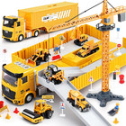 Kids Construction Toys  Construction Truck Toys Set W crane  Excavator  Forklift