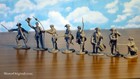 Armies In Plastic  French   Indian War French Army Infantry - 1 32 Scale  54mm 