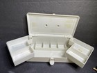 Vintage Snow White   The Seven Dwarfs Jewelry Box W figurine  made In Taiwan 