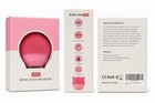 3 Pack Sonic Silicone Facial Cleansing Brush Ipx5 Waterproof Rechargeable Pink