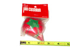Vtg Tomato Pin Cushion W  Strawberry 1985 Dritz Clinton Sc Usa Nos