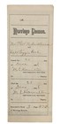 Antique 1896 Marriage License Certificate Wise County Texas Embossed Seal