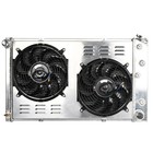 Aluminum 3 Row Radiator shroud Fan For Chevy 1970-1981 Camaro 78-87 Monte Carlo