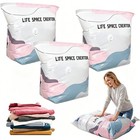 No   pump Vacuum Storage Bags - Press   Seal reusable Space Saving Compression Bag