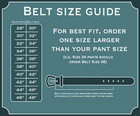 Genuine Leather Men s Belt Heavy Duty Thick With Removable Buckle Work Belt