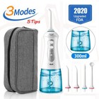Oral Irrigator Cordless Water Dental Flosser Usb Toothpick 300ml Water Jet Floss