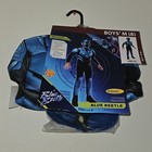 New Blue Beetle Halloween Costume Dc Rubies Boys Medium 8 Padded Jumpsuit Mask