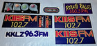 Vintage Kroq Klos Kiis Pirate Los Angeles Radio Station Bumper Stickers Lot Plus