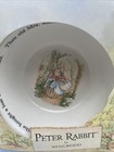 Peter Rabbit Wedgwood 3 Piece Dinner Set Plate Bowl Cup Vintage