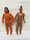 Marx Orange Geronimo   Fighting Eagle Best Of The West 60s Figure Missing Hands