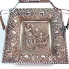 James H  Tufts Silver Plated Fruit Basket