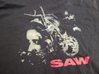 2004 Original Saw Movie Promo T-shirt Adult Size Xl Black Jigsaw Horror Hanes