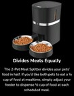 Automatic Cat Feeder  Smart Pet Feeder Food Dispenser For Cat   Dog With 2 Bowls