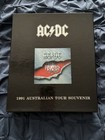 Ac dc The Razor   s Edge 1991 Australian Tour Souvenir Cd vhs T Shirt Box Set