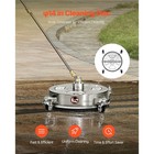 14in Stainless Steel Pressure Washer Surface Cleaner 4000 Psi