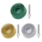 3pcs Bristle Disc 2 Inch Gasket Remover Wheel Tool - 50   80   120  Size  