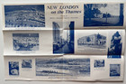 Vintage Ca 1940s Connecticut Illustrated Travel Brochure New London Ct Map