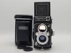 Yashica Mat-124 6x6 120 Tlr Camera W  Yashinon 80mm F3 5 2 8 Lenses   Case  read