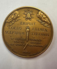 Benjamin Franklin Bronze Commemorative Medal  1986  medallic Art Company 
