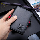 Large Capacity Genuine Leather Bifold Wallet credit Card Holder For Men With 15